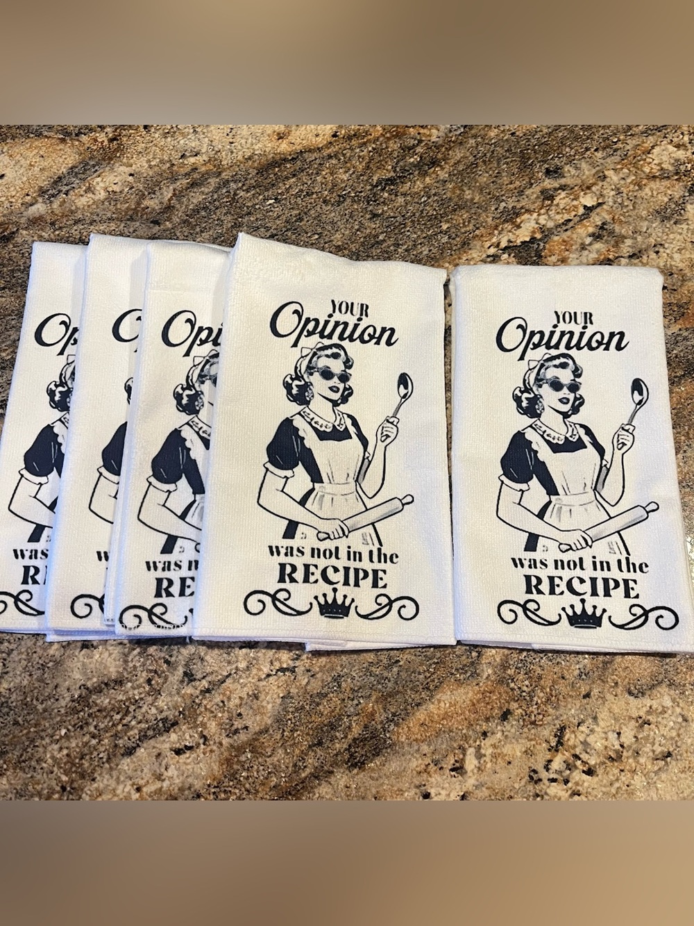 5 pack new kitchen towels